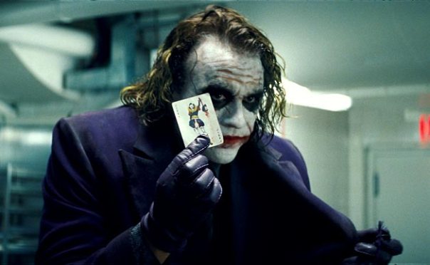Heath Ledger as Joker in Dark Knight