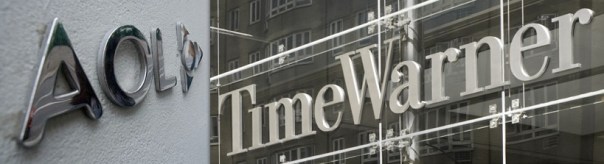 AOL Logo and Time Warner Logo - Mario Tama/Getty Images