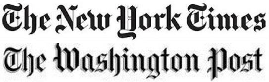 New York Times and Washington Post Logos
