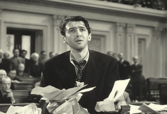 Jimmy Stewart in Mr. Smith Goes to Washington - Associated Press