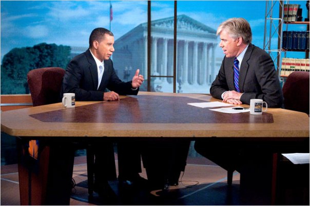 David Paterson on Meet The Press on 9/27/09 - William B. Plowman/NBC NewsWire via Getty Images
